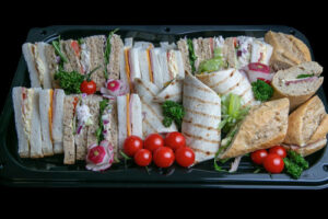 Sandwich platter for a business lunch